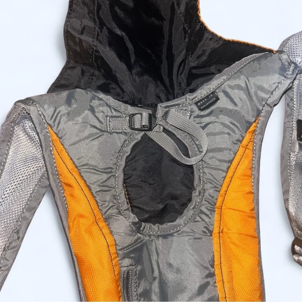 CamelBak Gray and Orange Ergonomic Backpack